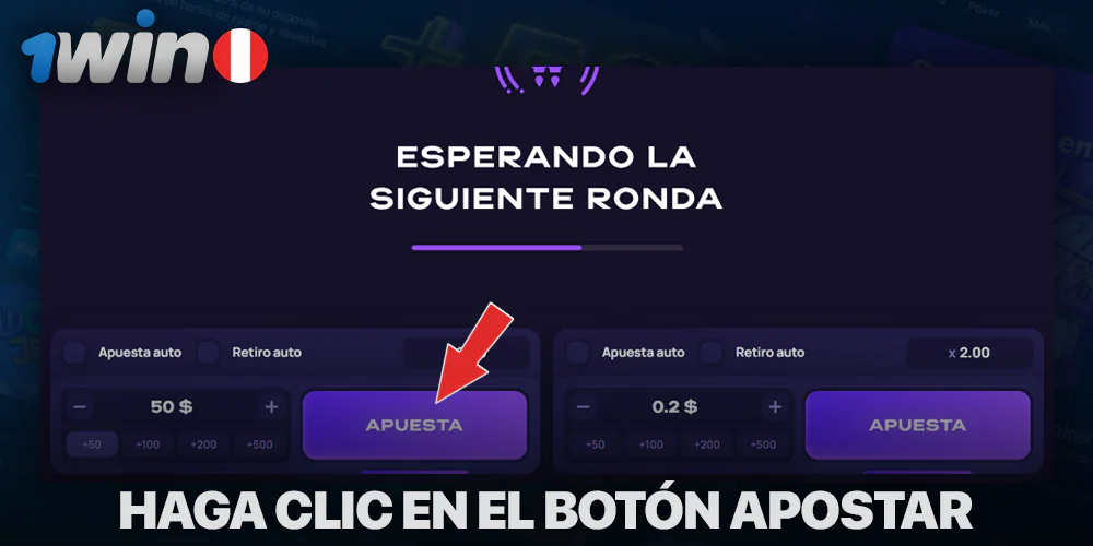Realiza una apuesta en el juego Lucky Jet en 1Win