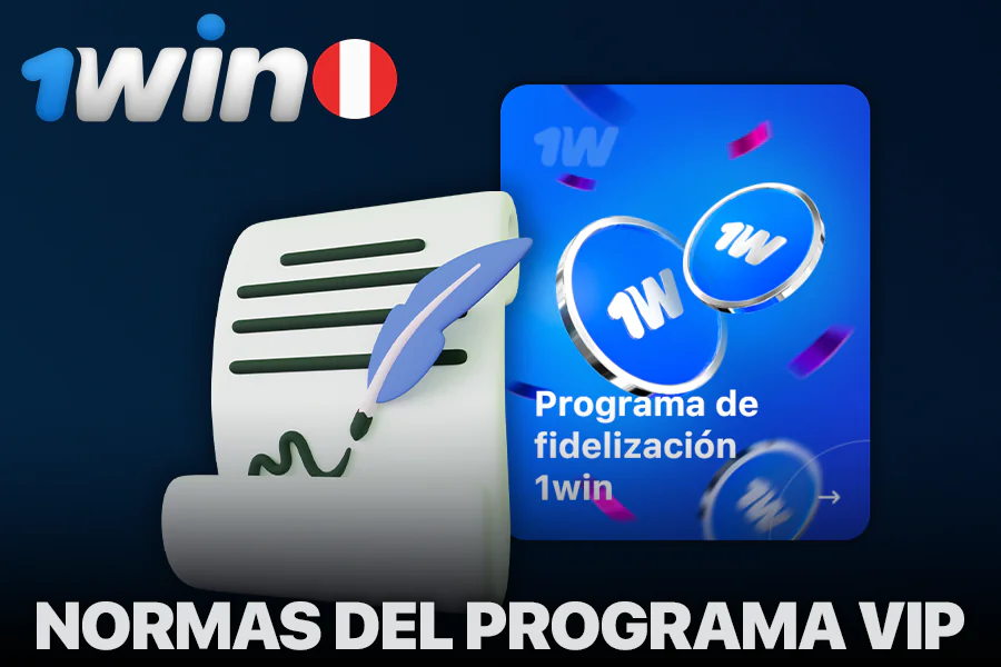 Reglas básicas del programa de fidelización 1Win en Perú