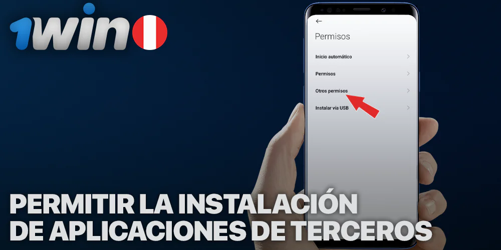 Permitir la instalación de la aplicación 1Win